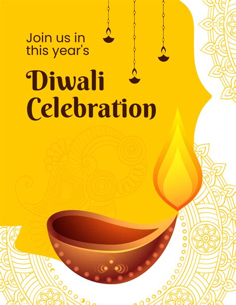 printable diwali card template|Diwali Celebration .